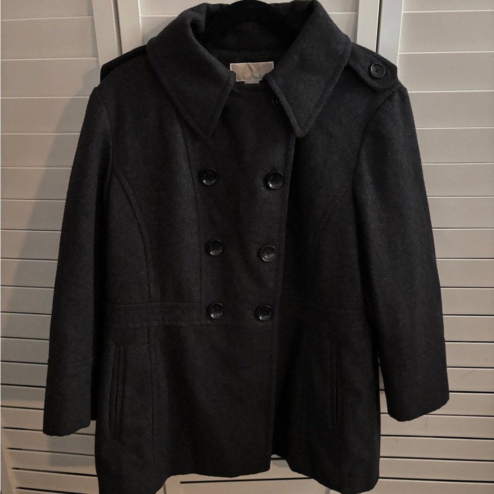 Michael Kor Black Peacoat
